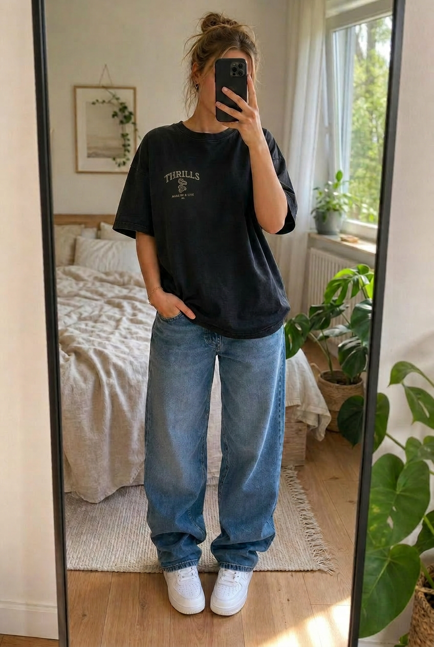 Vintage tee – on person